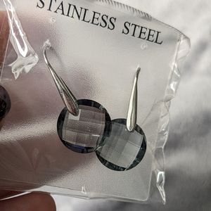 Stainless Steel Dangle Earrings